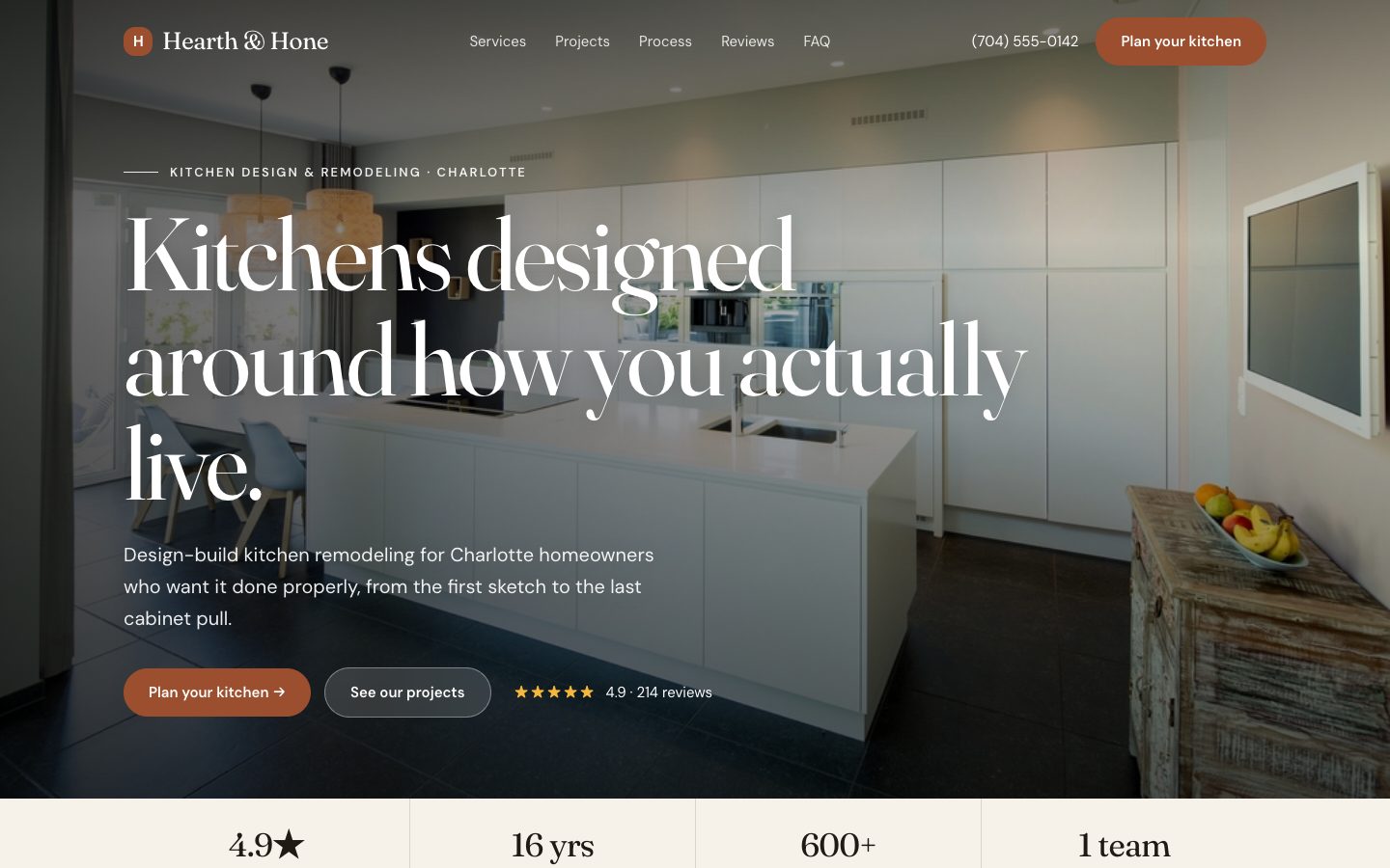 Hearth & Hone website